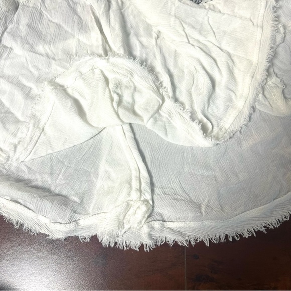 FREE PEOPLE Tell Tale Heart White Lace Tunic Dress Skater Swing Size Medium Boho - Picture 10 of 14